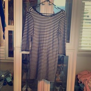 Quarter length sleeve dress